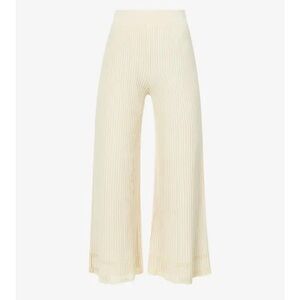 Theory Crema Utm Ottoman Ribbed Stretch-Woven Culottes Medium